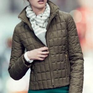 J.Crew Diamond Quilted Down Filled Jacket Full Zip  02534